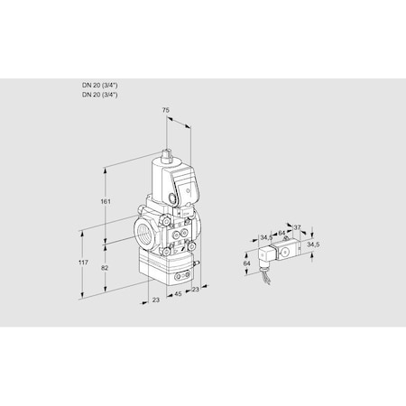 Honeywell Kromschroder VAD1T20N/NQSR-100A KS88007603