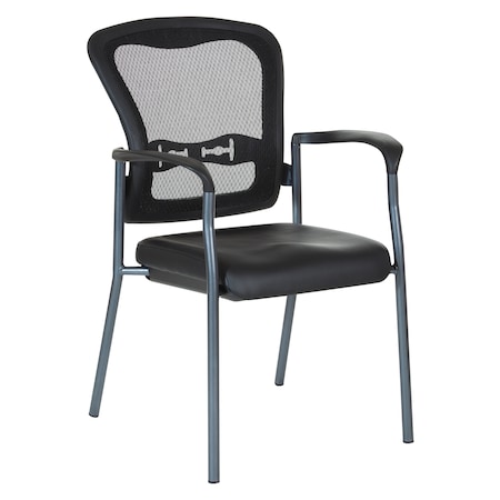Office Star Products ProGrid Breathable ProGrid Back Chair, Dillon Black 84510-R107