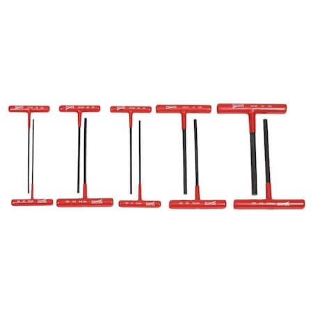 Williams Williams T-Handle Hex Driver, SAE, 10 pcs., Set JHWWSHKT-10