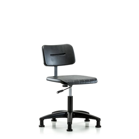 Blue Ridge Ergonomics Core Polyurethane Chair - Desk Height with Stationary Glides BR-BPDHCH-RG-RG