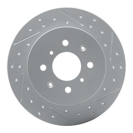 Dynamic Friction Co DFC Geoperformance Rotor - Drilled and Slotted 830-59031R