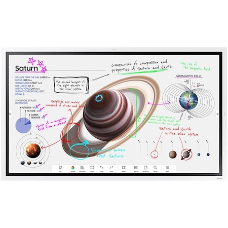 Samsung 55'' FLIP PRO All-in-One Digital Flipchart Collaborative Display WM55B