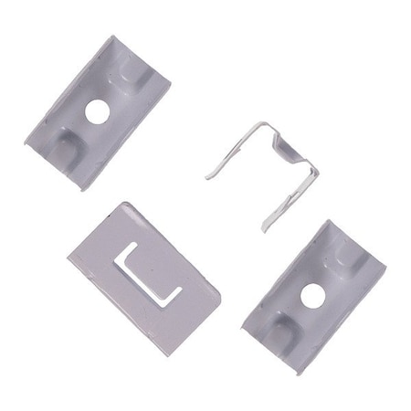 Diode Led Mini 3D Bend, Mounting Clips, White, PK 2 DI-LIN-M3D-MTCL-2