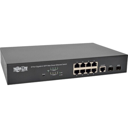 Tripp Lite Gigabit Ethernet Switch L2 Managed SFP 10/100/1000Mbps 8-Port NGS8C2