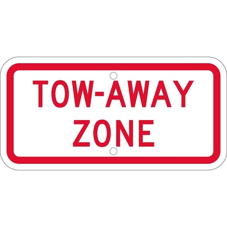 Nmc Tow-Away Zone Sign, TMA55J TMA55J