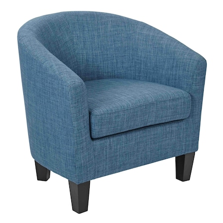 Osp Home Furnishings Ethan Tub Chair, Blue Denim ETN-L37