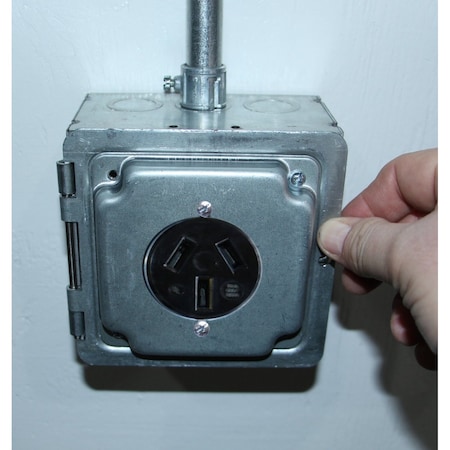 Southwire Electrical Box Cover, Square, Galvanized Steel HP1944