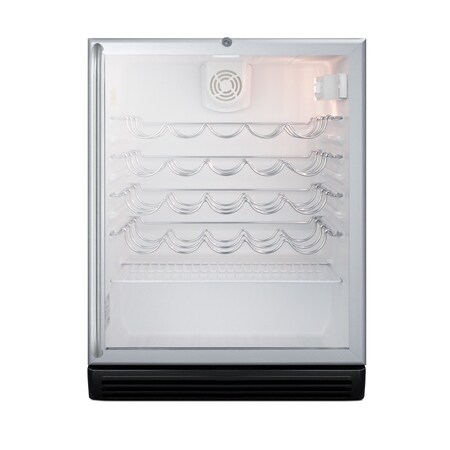 Summit Commercial 24in Wide Wine Cellar, ADA Compliant SWC6GBLSHADA