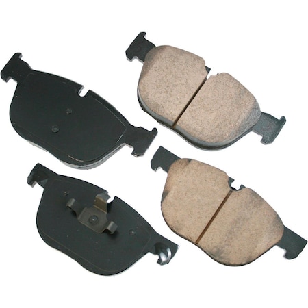 Akebono AKEUR1294 Euro Ultra Premium Ceramic Disc Brake Pad Kit for 2017-2016 BMW X4 B2381109
