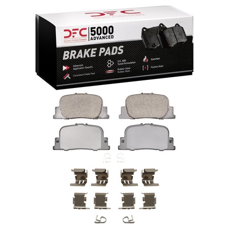 Dfc 5000 Advanced Disc Brake Pad Set,  1551-0835-01