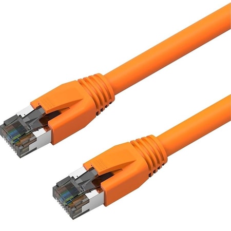 Axiom 25Ft Cat8 Shielded Cable Orange C8SBSFTP-O25-AX