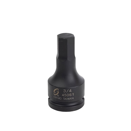Sunex 3/4 in Drive 3/4 in Hex Driver Impact Socket 45061