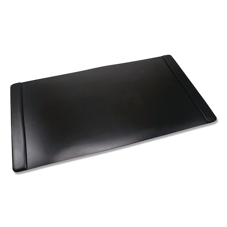 Advantus Faux Leather Desk Pad with Side Rails, 36" x 20", Black 75868