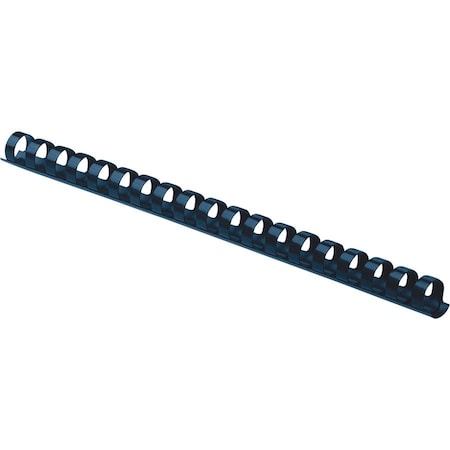 Fellowes BINDING COMBS PLASTIC - NAVY 1/2IN 100PK, DDS MUST BE ORDERED IN MULTIPLES OF CAS, 100PK 52501