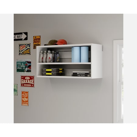 Sauder Garagecore Upper Cabinet Shelf  Wh 3a 441604