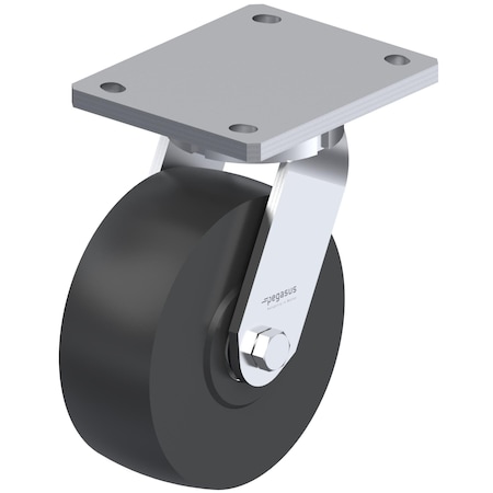 Pegasus Cstr, Kngpinls Swvl Plte, Nyln, 7200 lb., Bk P27S-NMB060WK-20