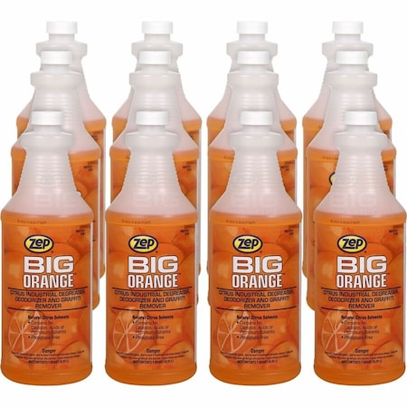 Zep Degreaser, 1 Qt Bottle, Liquid, Orange, 12 PK 41501