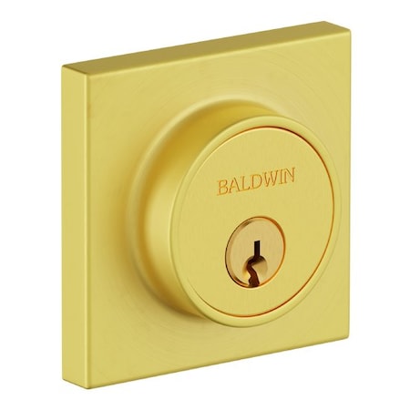 Baldwin Proximity Deadbolts Single Cylinder Lifetime Satin Brass 8220LL044WBT