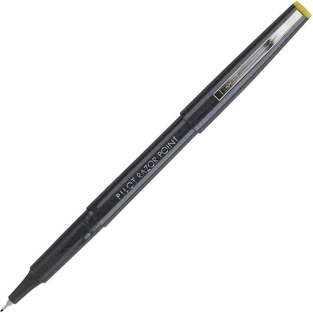Pilot Razor Point Marker Pen, Extra Fine, Black Ink, Dozen 11001