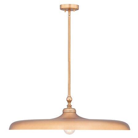 Z-Lite Camden Rubbed Brass 1 Light Pendant 2308P32-RB