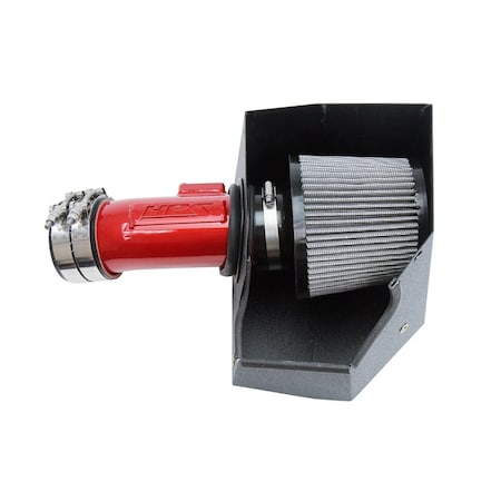 Hps Performance Air Intake Kit with Heat Shield, Red,  827-656R