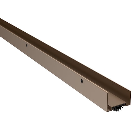 Pemko 222DV36 36" Door Shoe with Vinyl Dark Bronze Anodized Aluminum 222DV36