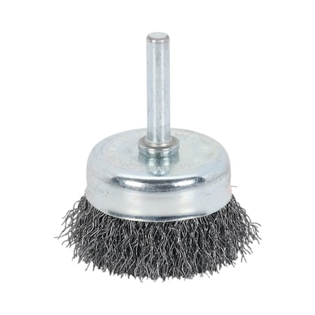 Zoro Select Cup Brush, Crimped, 2 dia., Shank 66252839110