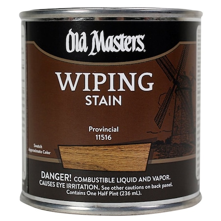 Old Masters 1/2 Pt Provincial Oil-Based Wiping Stain 11516