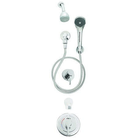 Speakman Diverter Trim, Shower , and Tub Package (Valve Not Included), 1.75 GPM, Polished Chrome SLV-3470-E175