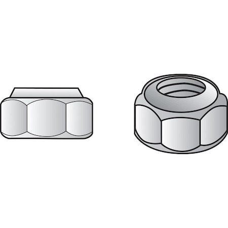 Hillman #10-32 Zinc-Plated Steel SAE Nut, 100PK 180144