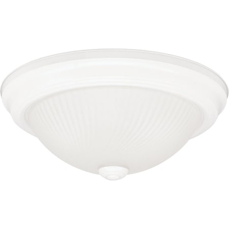 Home Impressions 11'' White Incandescent Flush Mount Ceiling Light Fixture IFM211WH