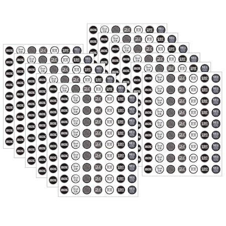 Teacher Created Resources Modern Farmhouse Mini Stickers, 378-Piece Set, 12PK 8523