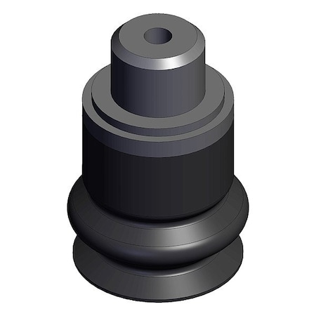 Smc Bellows Cup, Black, Bellows Pad ZP2-TB08MBN-H5