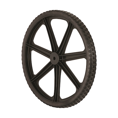 Rubbermaid 20 in. D 200 lb Wheelbarrow Wheel Rubber M1564200