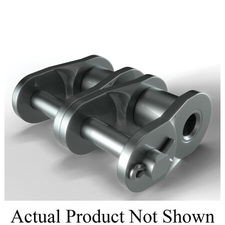 Hkk Chain Offset Link, #180-2 chain, 2-1/4 in Pitch, 0.687 in Dia Pin RC180CHL2