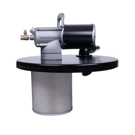 Guardair Pneumatic Vacuum Head, 23 in H PQ55H150