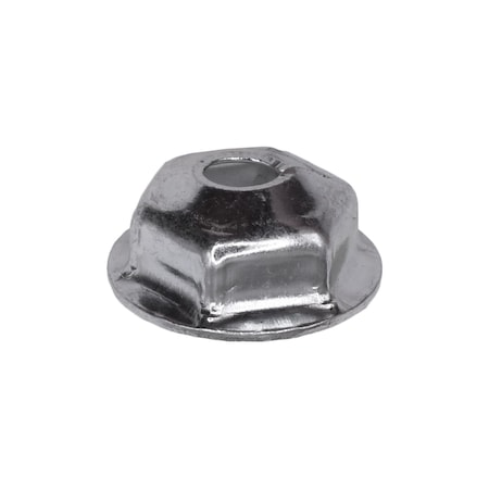 Auveco Washer Lock Nut 10-24 x 1/2in O.D. 3/8in Hex, 100PK 2557
