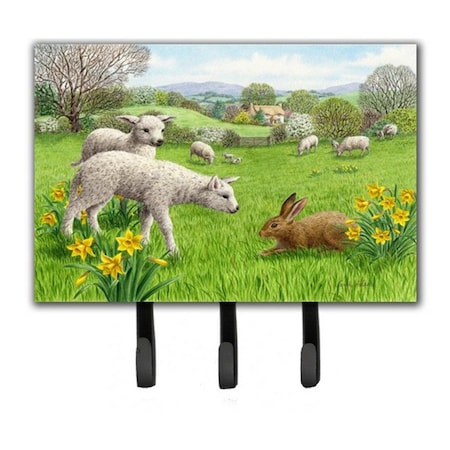 Carolines Treasures Lambs- Sheep and Rabbit Hare Leash or Key Holder ASA2179TH68