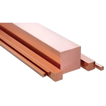 Southern Copper C17510 Beryllium Copper Square Bar (Class 3) 1.375 in Thickness & Width 72.0 in Length C17510SQ1375-72