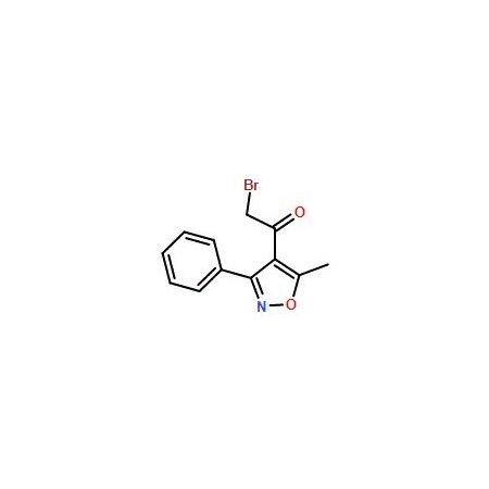 Ak Scientific 2-Bromo-1-(5-methyl-3-phenylisoxazol-4-yl)ethan-1-one (250mg), CAS 104777-39-1 Y6901-250mg