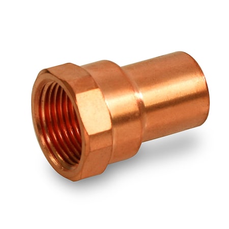 Everflow FTGx3/8'' FIP Copper Reducing Female Adapter Fitting 1/2'' FTFA1238