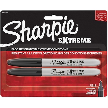 Sharpie Black Permanent Marker, 2 PK 1919845