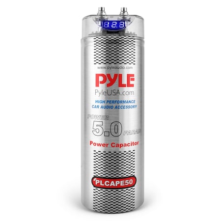 Pyle 5.0 Farad Digital Power Capacitor PLCAPE50