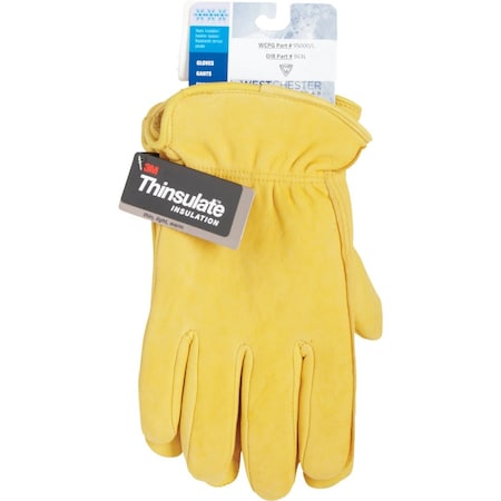 Boss Arctik Mens Medium Deerskin Leather Premium Winter Work Glove B98401-M