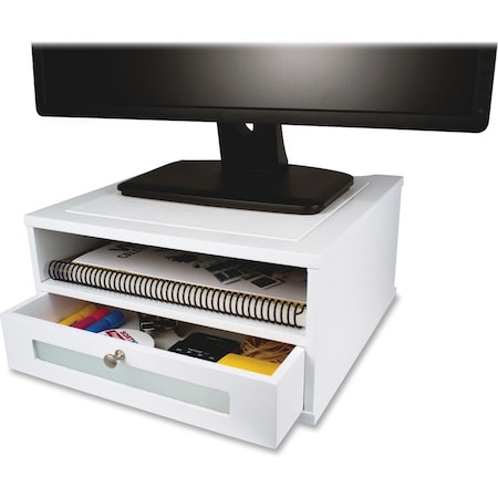 Victor Monitor Riser, White W1175