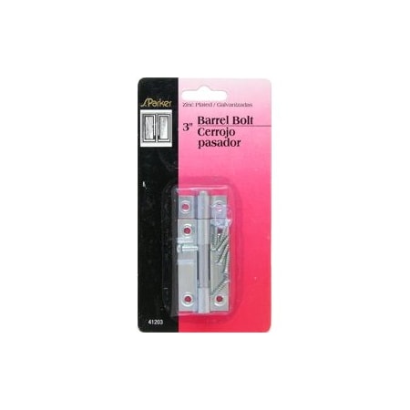 Parker Hardware - Par 3in Barrel Bolt 41203