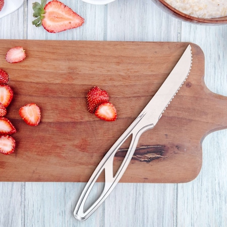 Smarty Had A Party Clear Disposable Plastic Steak Knives 360 Knives, 360PK 3745-CL-CASE