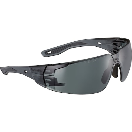 Bolle Safety Safety Glasses, Smoke Lens RUSHMN20U
