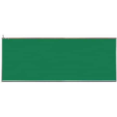 Aarco All Purpose Professional Series Porcelain on Steel Chalk Board, Size 48''Hx120''W 120A-410CG