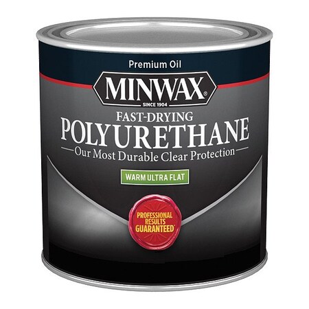 Minwax Finish, 0.5 pt, Ultra-Flat, Clear 230114444